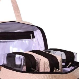 Nécessaire Bege Bolsa Ideal