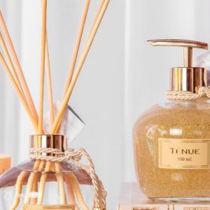 Difusor e Sabonete Tênue Dourado